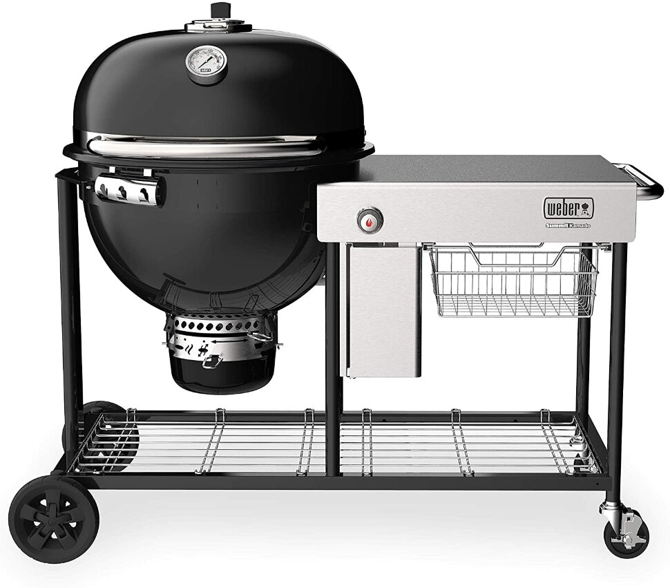 Угольный гриль Weber Summit Kamado S6 Grill Center, 61 см, чёрный в Екатеринбурге в Екатеринбурге