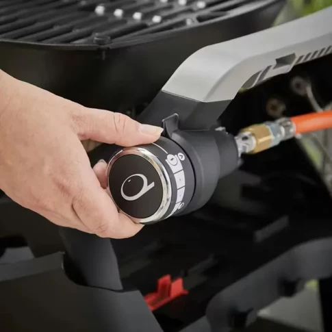 Газовый гриль Weber Q 2200N с боковыми столиками и компактной подставкой