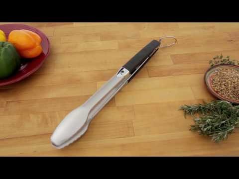 Щипцы для гриля Weber из нержавеющей стали с петлёй -video