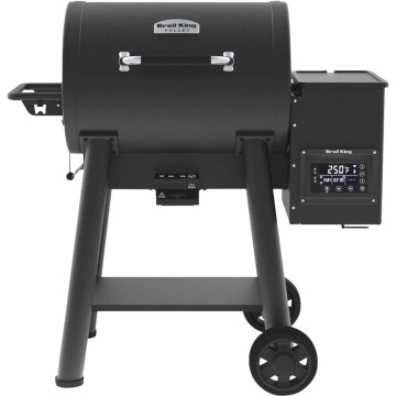 Гриль пеллетный Broil King Краун 400 (Crown 400), чёрный