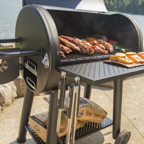 Угольный барельный гриль-коптильня Broil-King Regal OFFSET 400 в Екатеринбурге