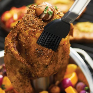 Ростер гриль Broil-King, для курицы с поддоном, нержавеющая сталь