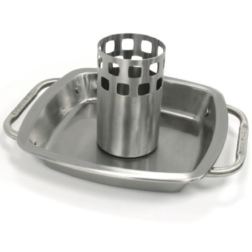 Ростер гриль Broil-King, для курицы с поддоном, нержавеющая сталь