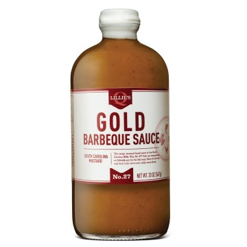 Соус барбекю GOLD 567г бутылка/стекло (LILLIE'S)