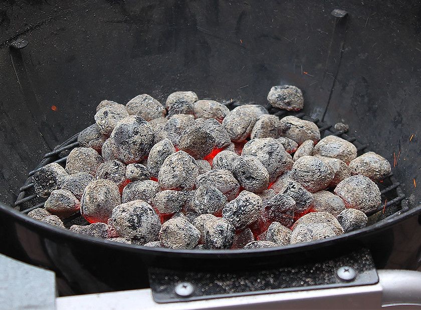 Угольный кокосовые брикеты Weber, пакет 8 кг.